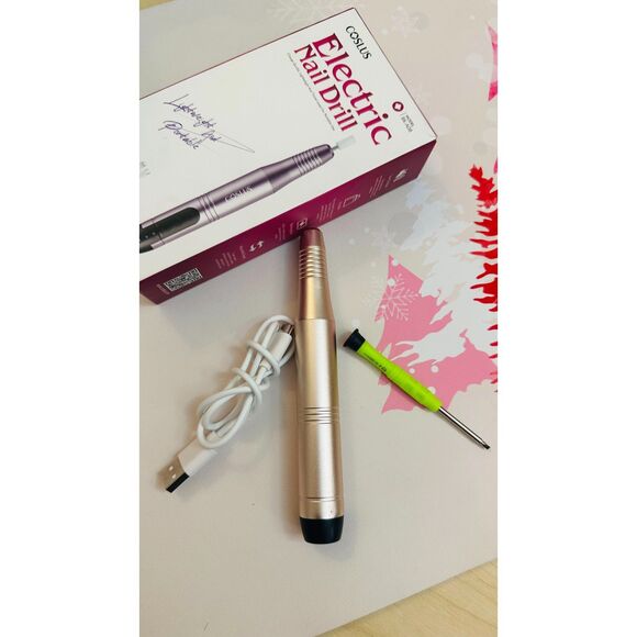 COSLUS Cordless Nail Drill Electric File Set Professional Portable - Picture 6 of 6